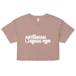 Antisocial Horse Mom Cotton Crop