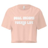 Dual Income Furkids Crop Top